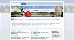 Desktop Screenshot of buergerverein-luisenstadt.de