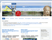 Tablet Screenshot of buergerverein-luisenstadt.de